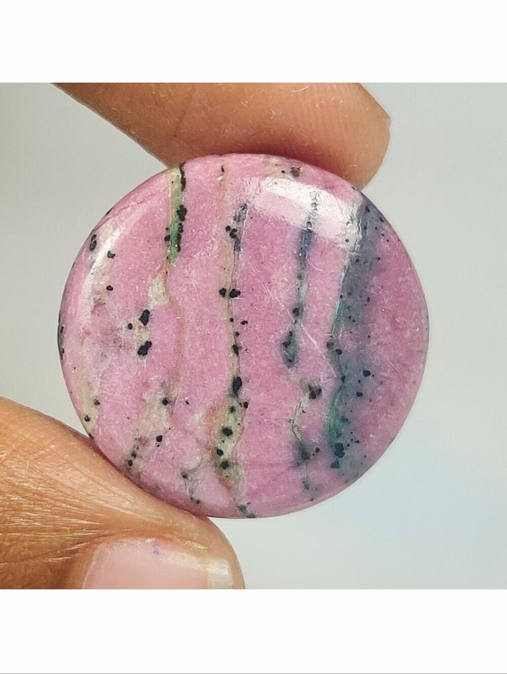 13.27 Ct Natural Pink Cobalt Round Cab